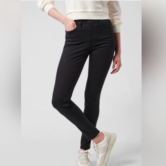 Athleta Black Flex Ultra Casual Streetwear Skinny Jeans - Picture 1 of 6